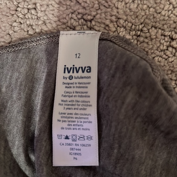 never worn, gray exercise tank top - Picture 3 of 3